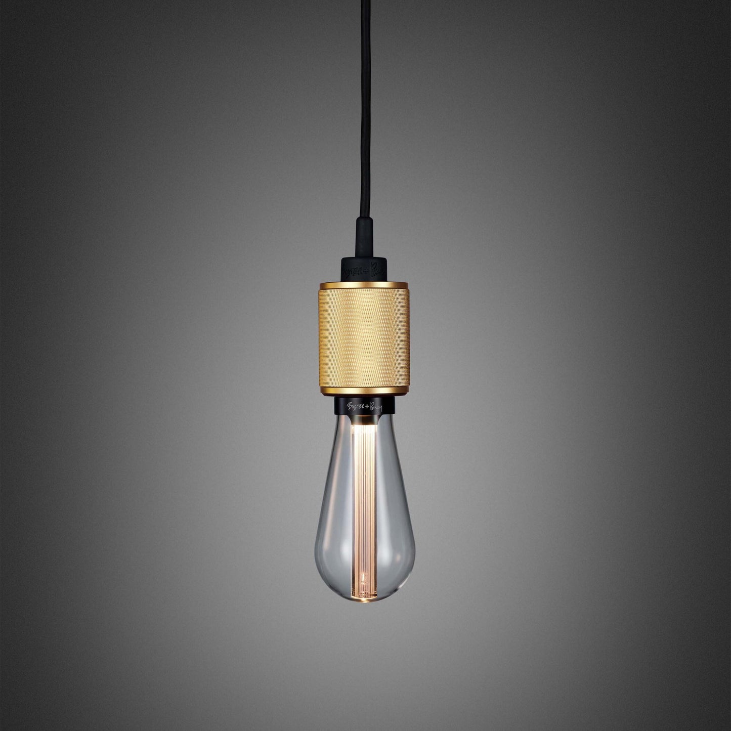 Heavy Metal Pendant light / Cross Brass, front view.