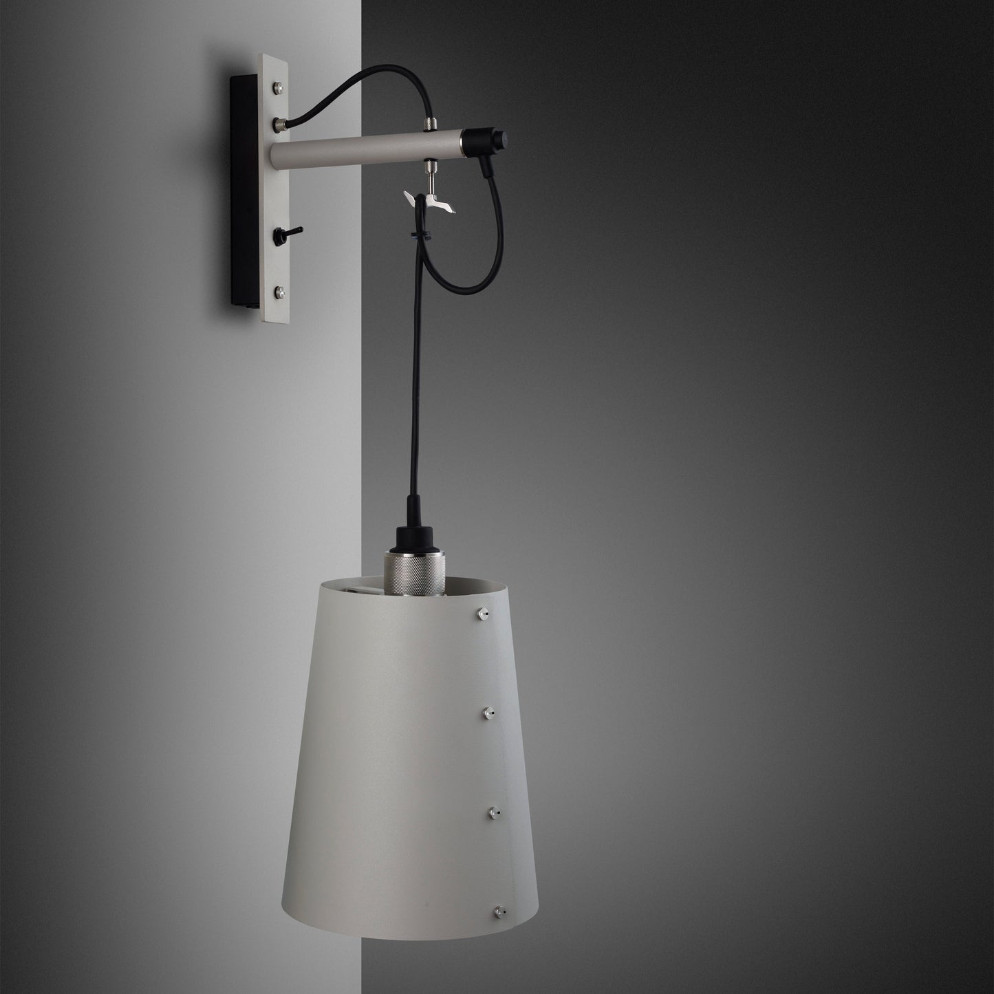 Hooked Wall/ Large/ Stone Steel