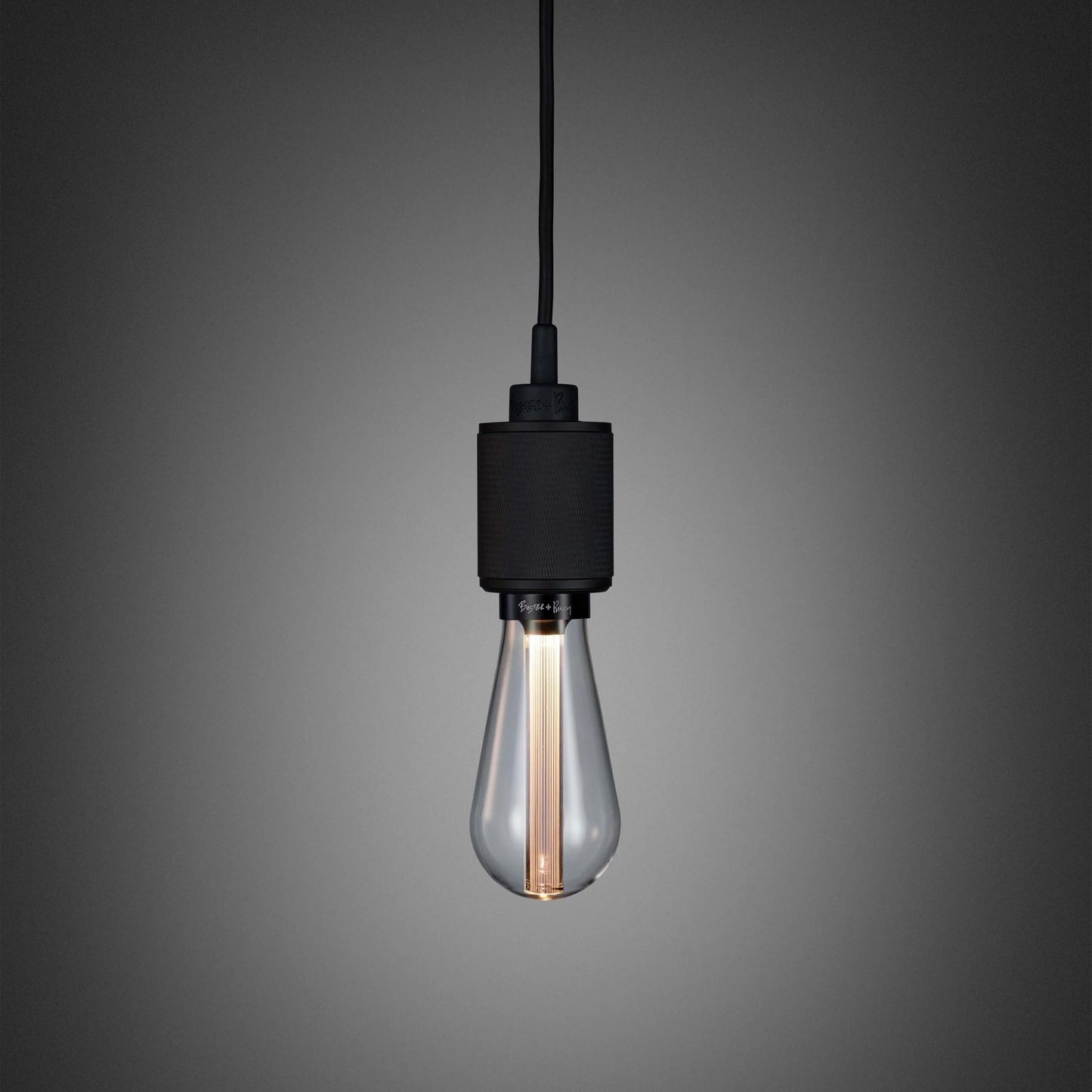 Heavy Metal Pendant light / Cross Black, front view.