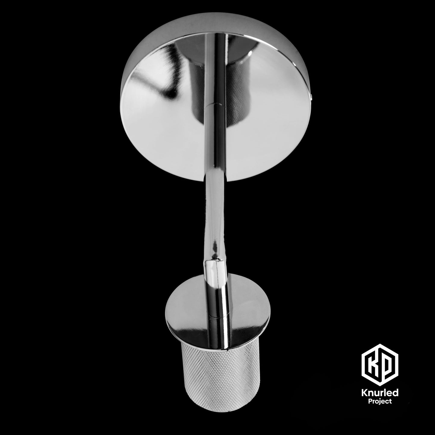 Chrome Shade Wall Light + Cylinder Shade product shot