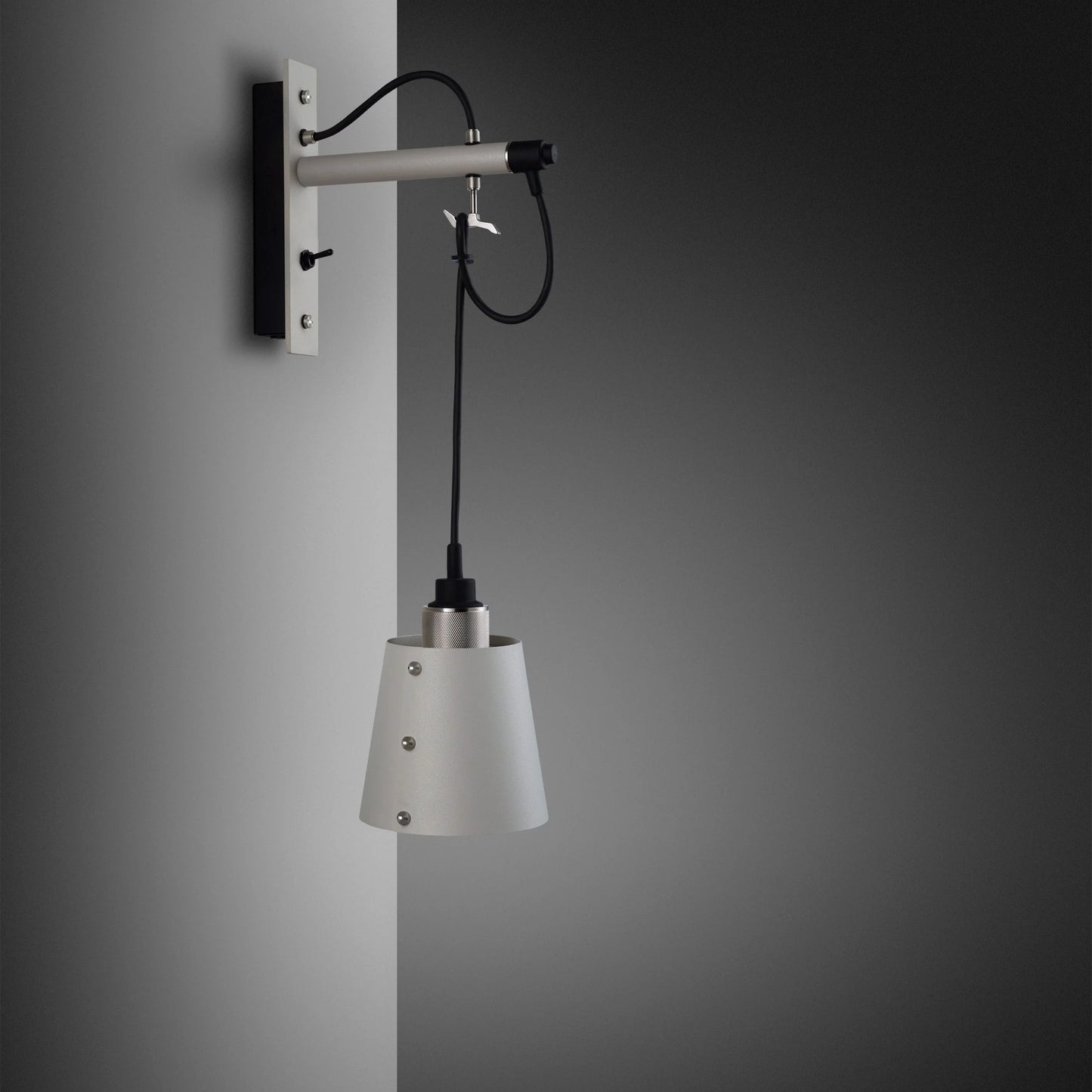 Hooked Wall/ Small/ Stone smoked Steel