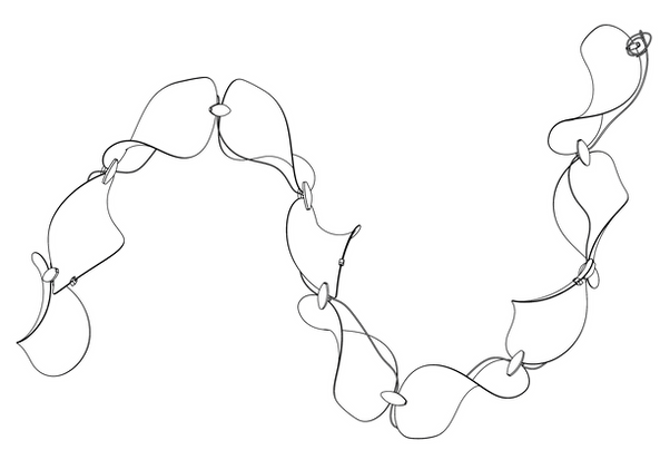 Moss Dune 10 Curve Lamp