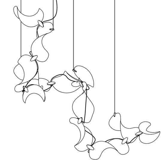 Moss Dune 12 Spiral Lamp