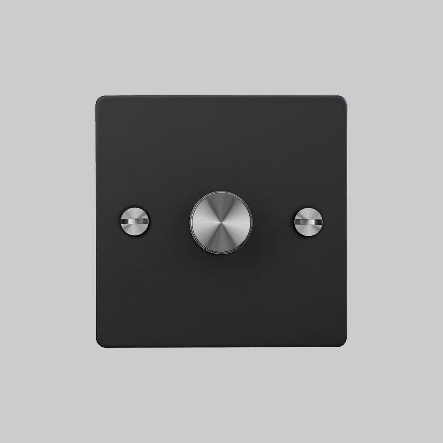 1G Dimmer/ 120W/ Black, Steel front