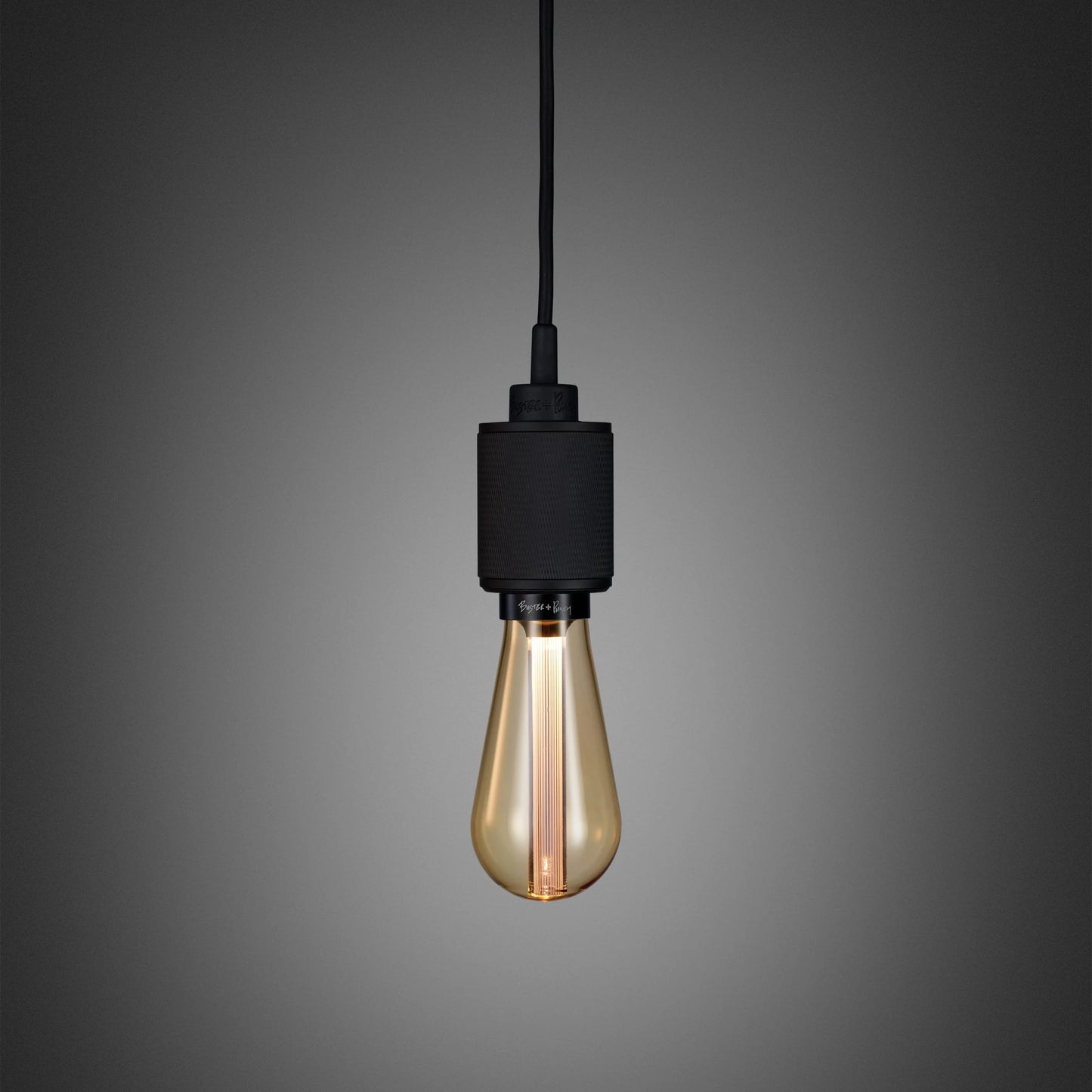 Heavy Metal Pendant light / Cross Black, front view.