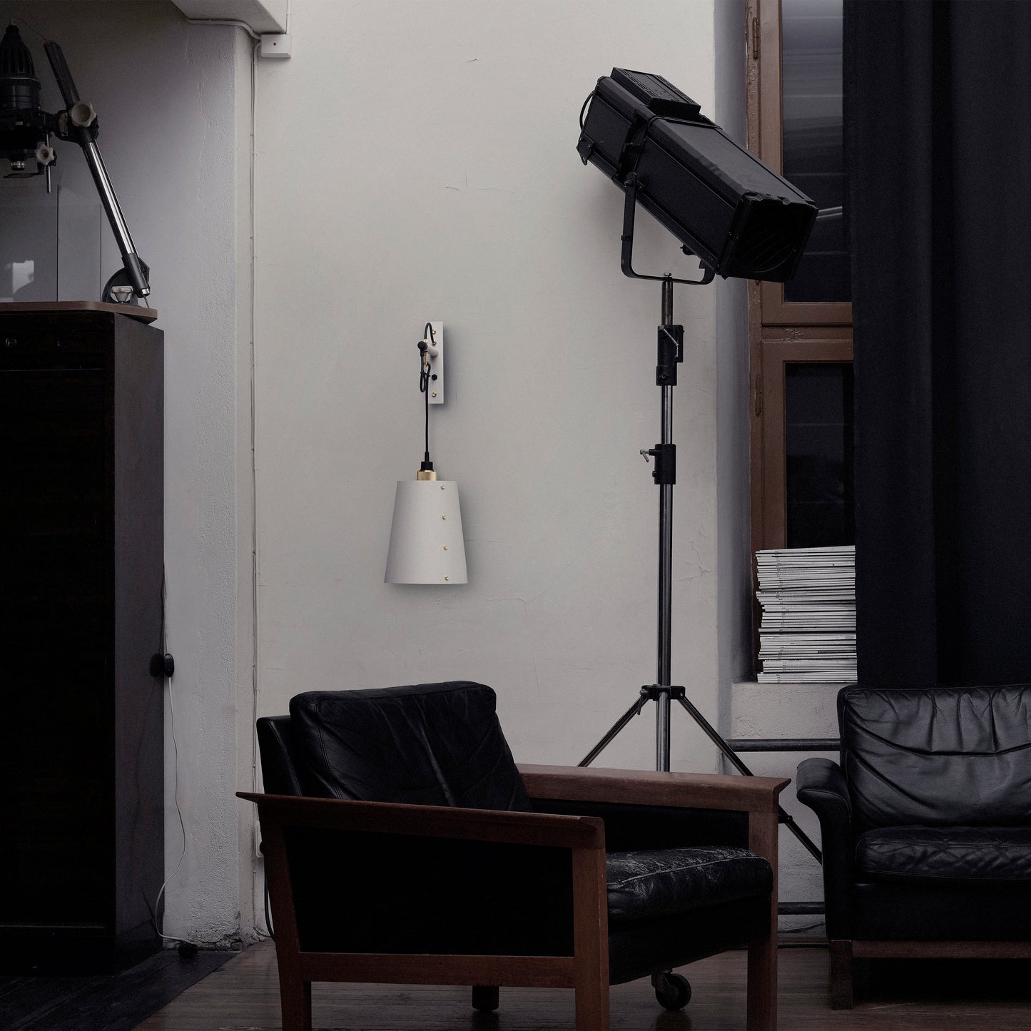 Hooked Wall/ Large/ Stone Brass office lifestyle image