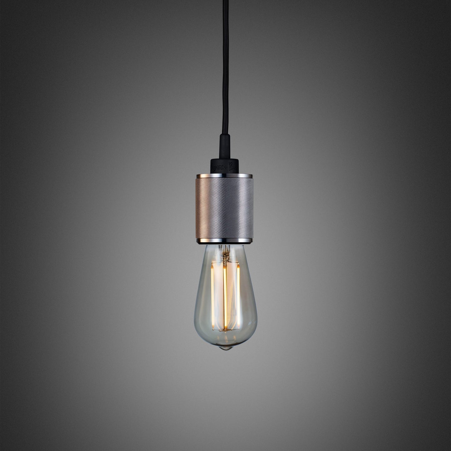 Heavy Metal Pendant light / Cross steel, front view.