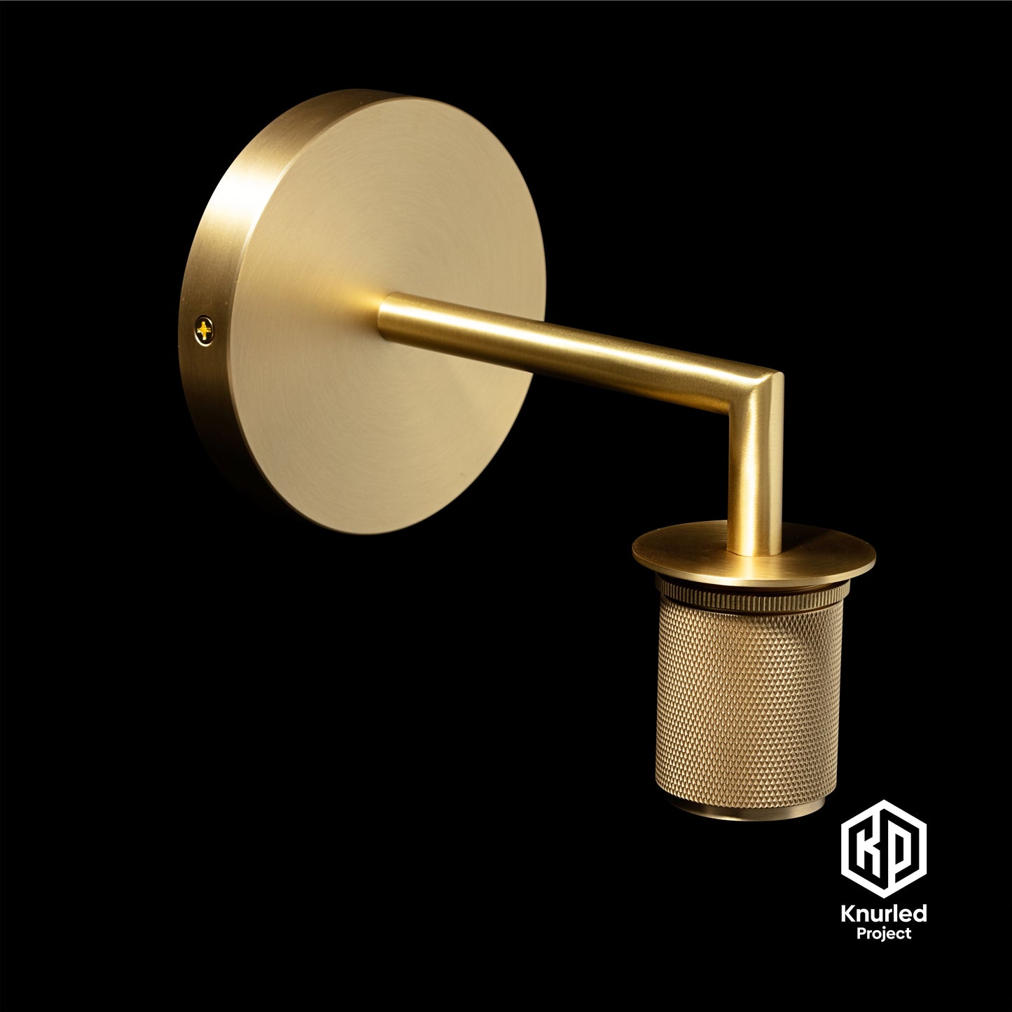 Brass Shade Wall Light + Cylinder Shade product shot