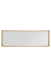 Scandi Elegance - 67" X 23" (170CM X 58CM) Solid Oak Rounded Corner Cheval Mirro-4