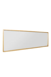 Scandi Elegance - 67" X 23" (170CM X 58CM) Solid Oak Rounded Corner Cheval Mirro-5