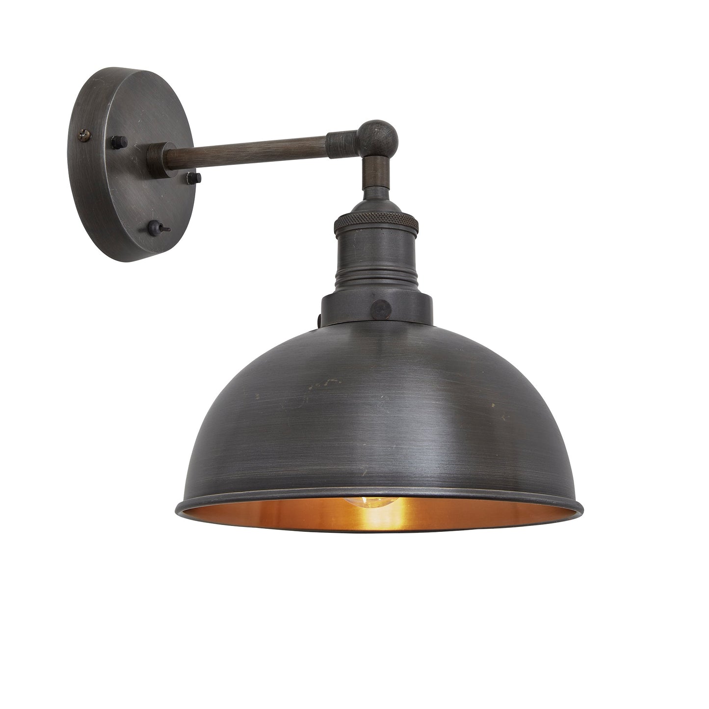 Brooklyn Dome Wall Light - 8 Inch, Product Shot