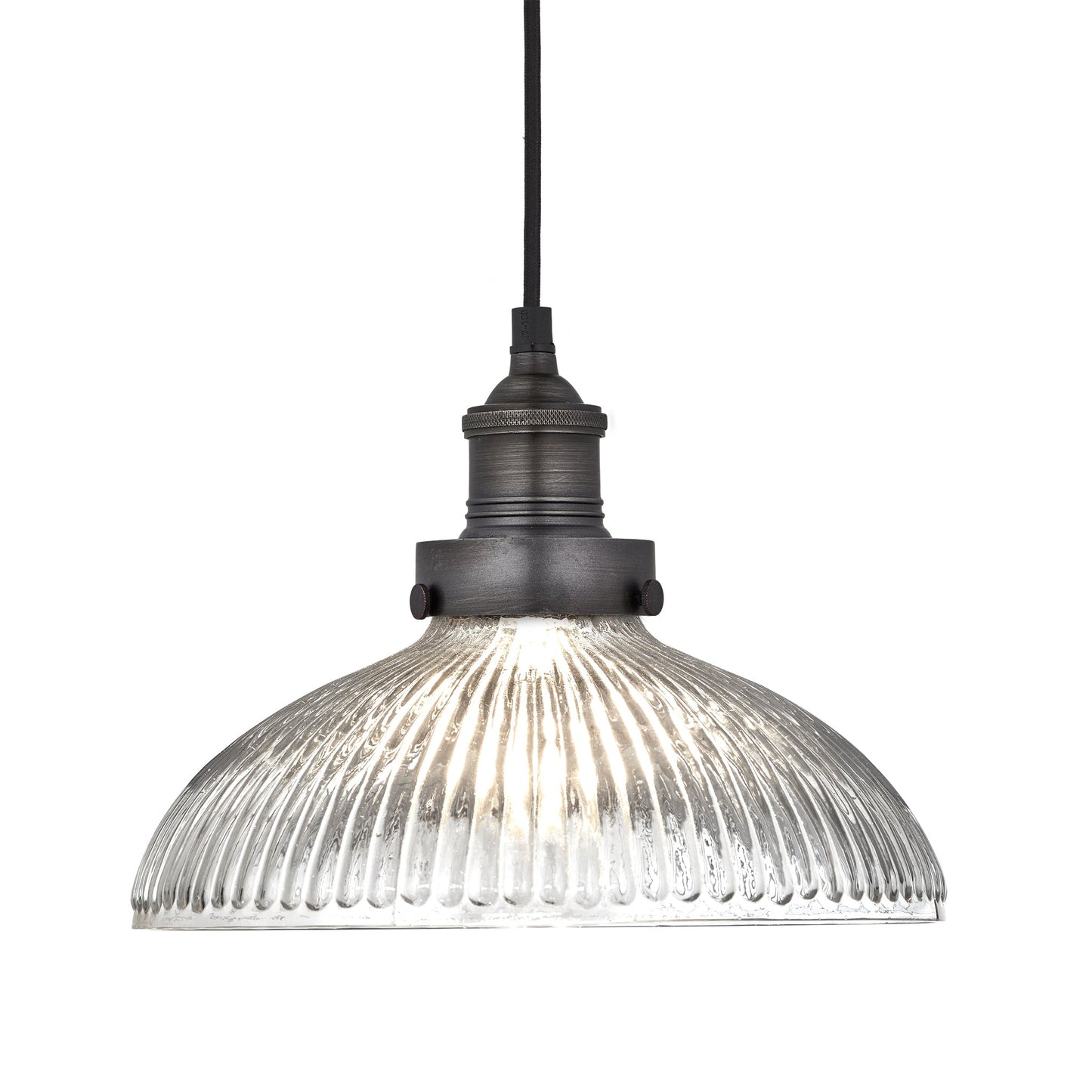 Brooklyn Glass Dome Pendant Light - 12 Inch, Product Shot