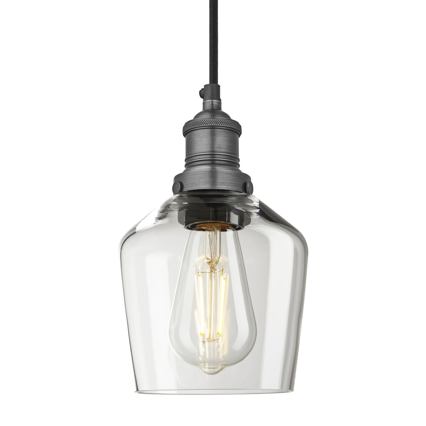 Brooklyn Glass Schoolhouse Pendant - 5.5 Inch , Product Shot
