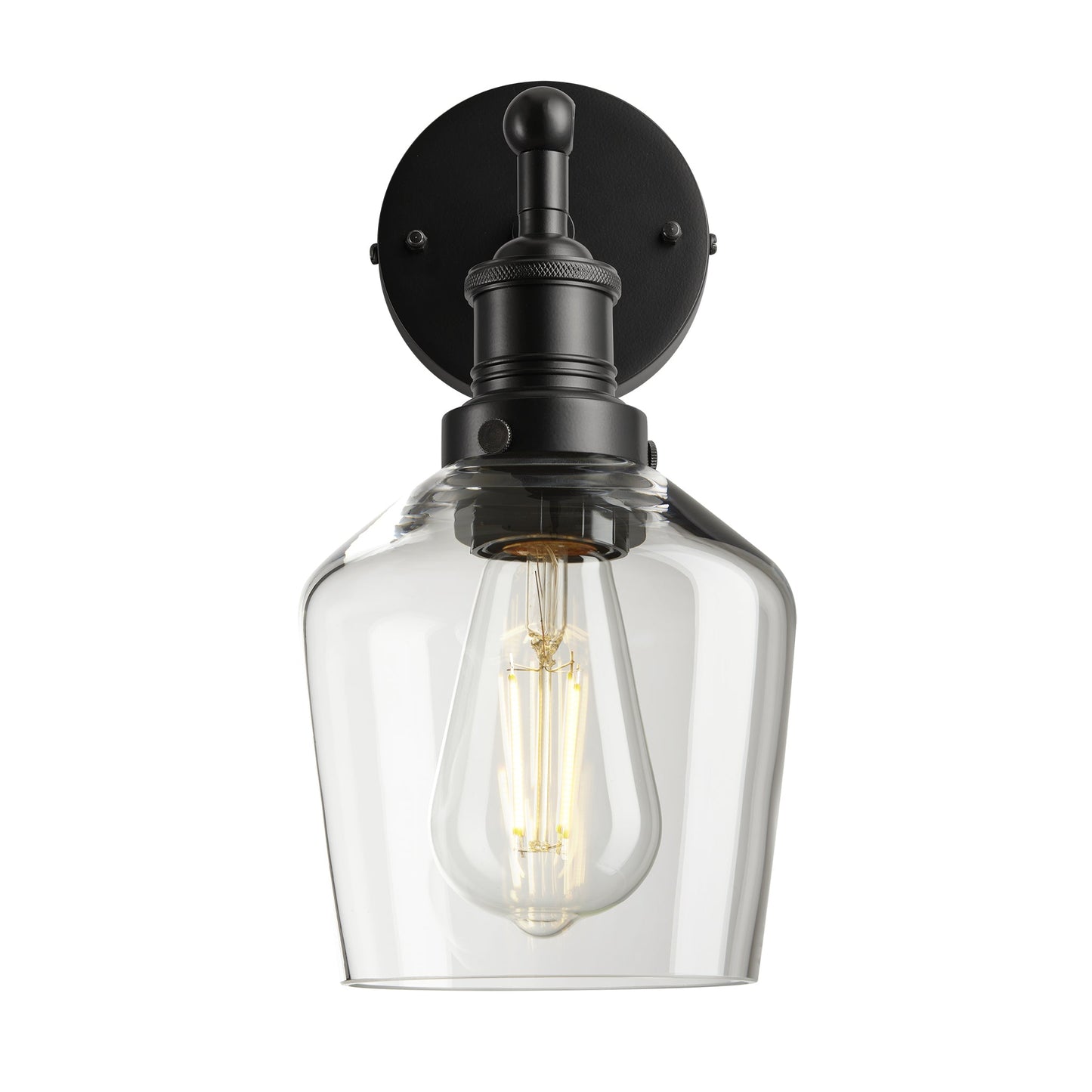 Brooklyn Glass Schoolhouse Wall Light - 5.5 Inch , Product Shot