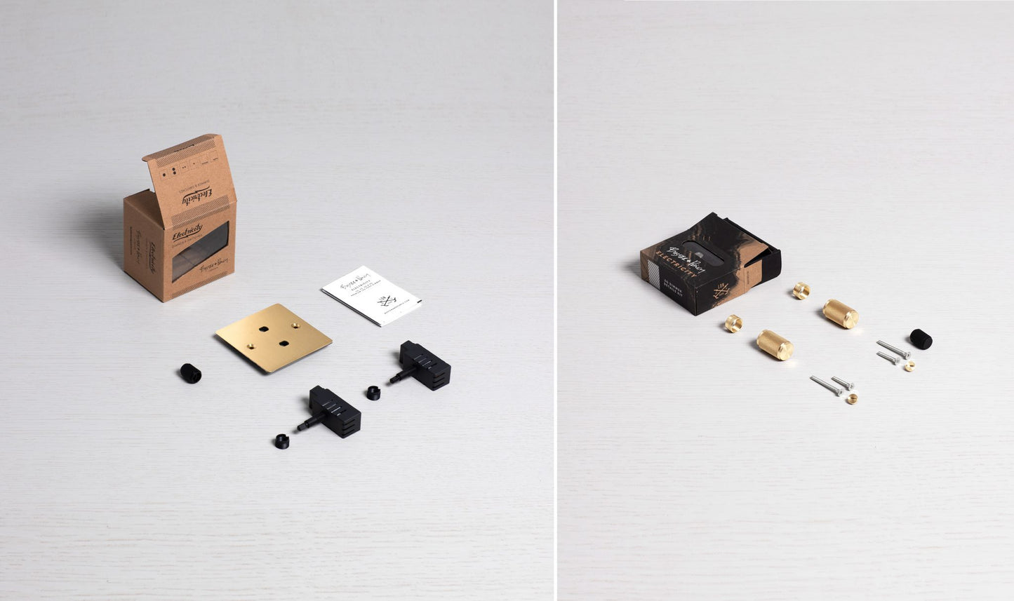 2G Dimmer/ 120W/ Brass packaging