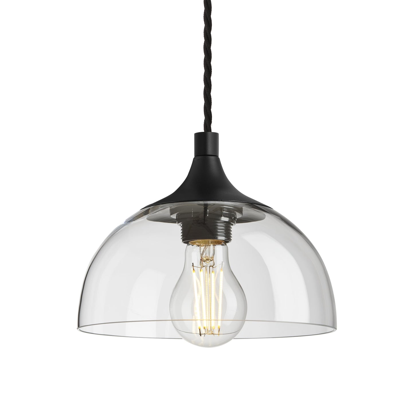 Chelsea Glass Dome Pendant - 8 Inch , Product Shot