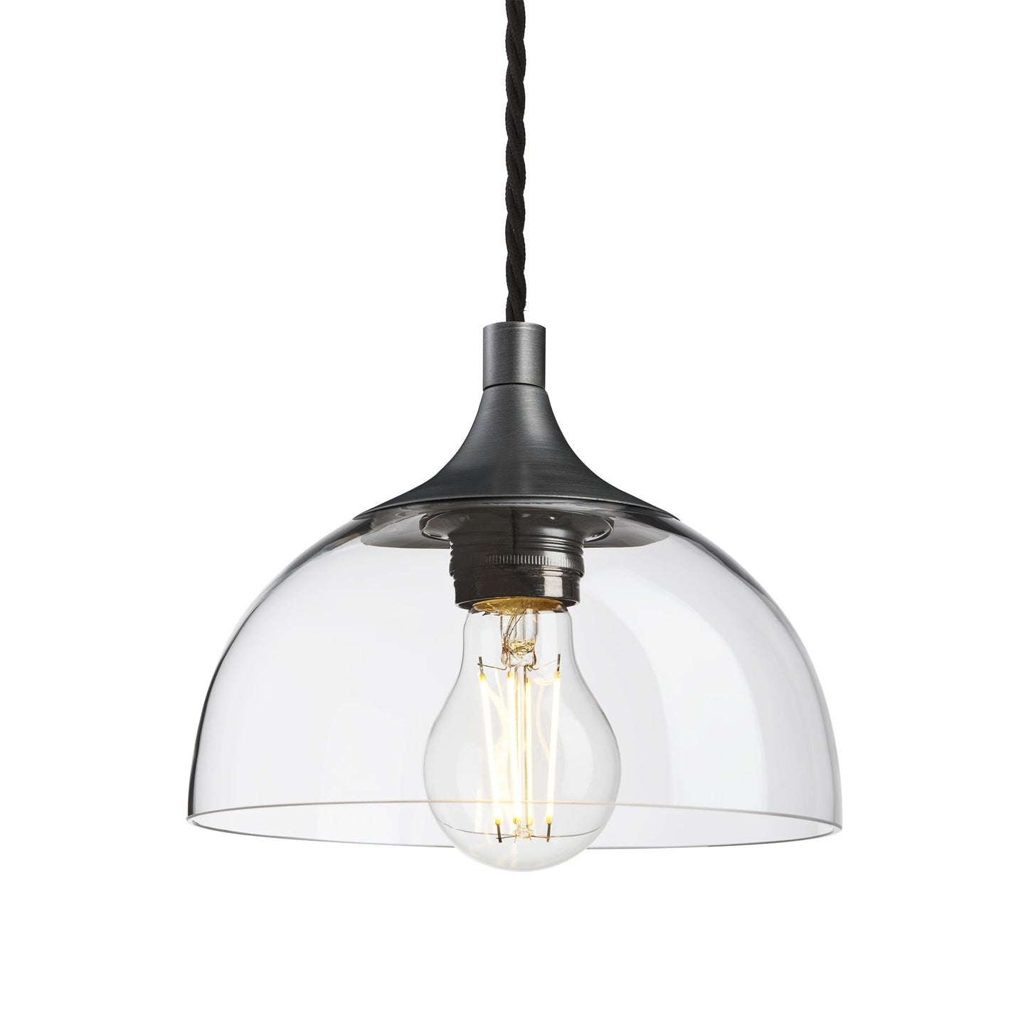 Chelsea Glass Dome Pendant - 8 Inch , Product Shot