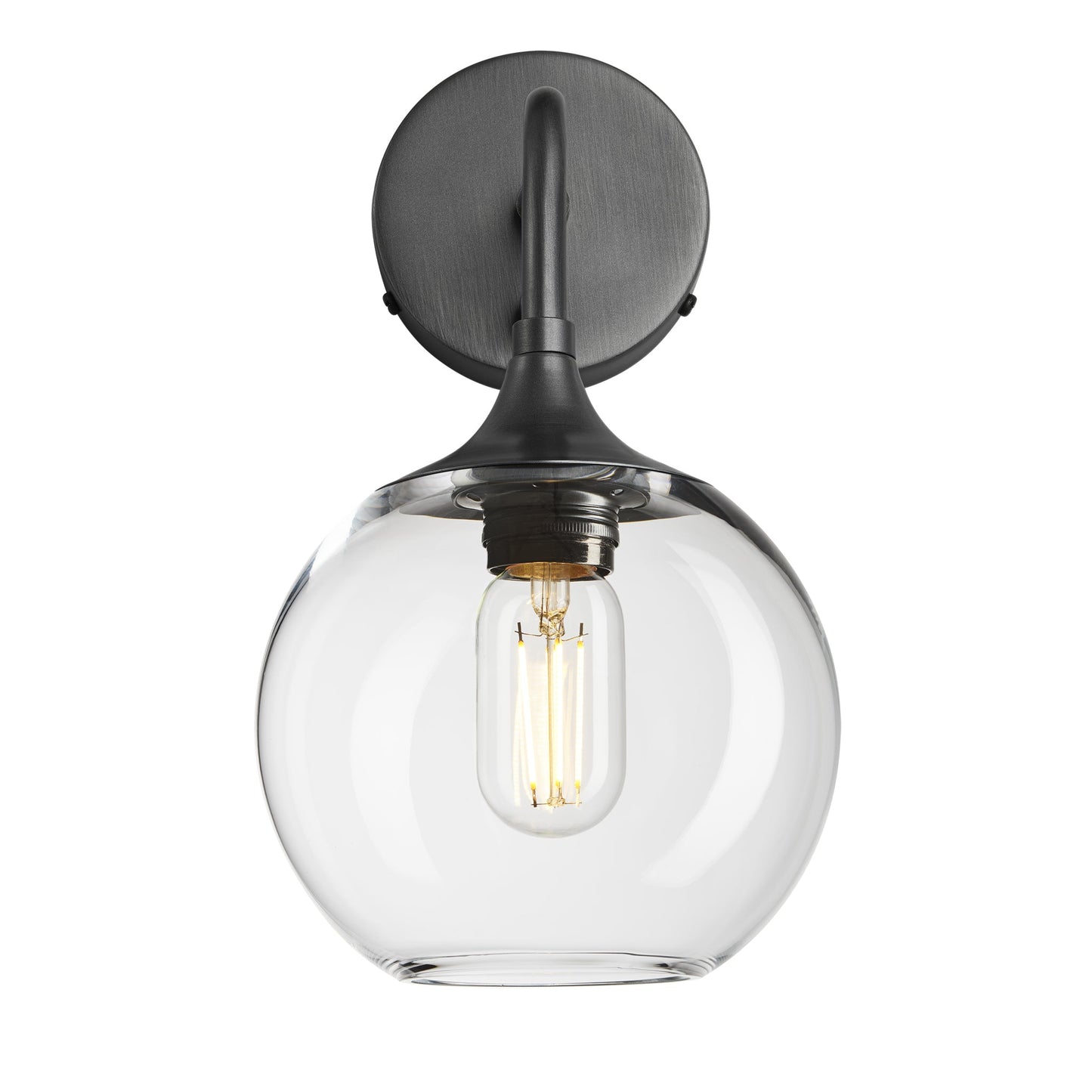 Chelsea Glass Globe Wall Light - 7 Inch , Product Shot