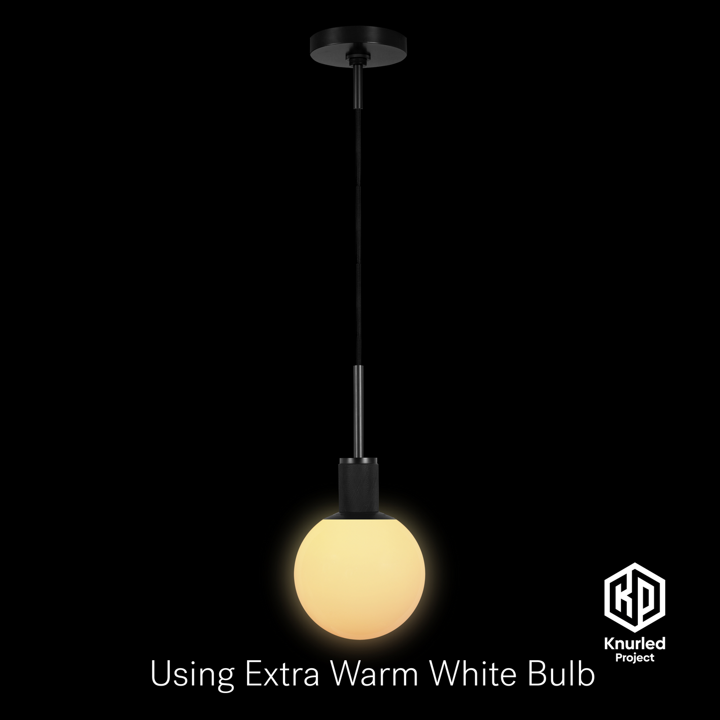 matte black pendant light 150mm opal shade product photo 7