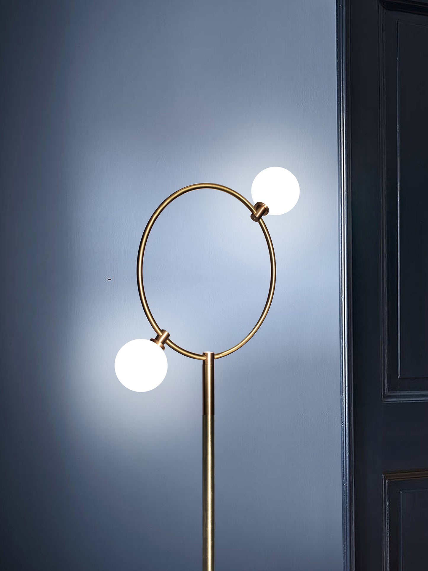 Drops Floor Light, in setting.