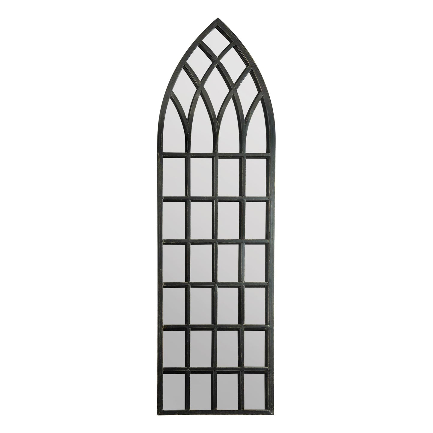 Somerley Large Rustic Garden Arch Mirror - 140 x 40.5 CM-3