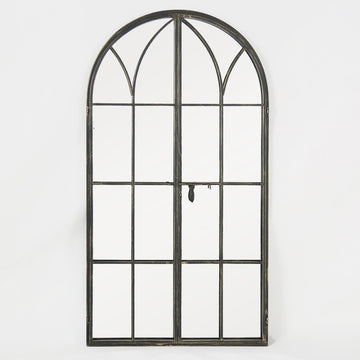 Garden Reflection Arch Mirror - 160cm x 85cm Summer Design-1