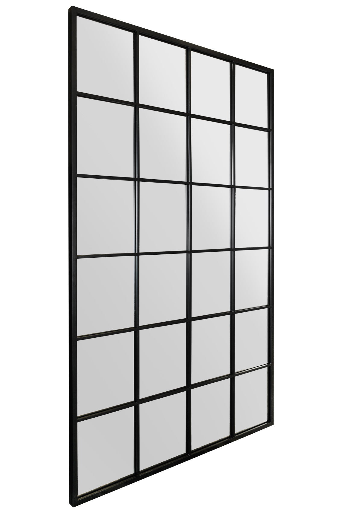 Genestra - Contemporary Black Wall Mirror with Garden Design 69" X 43" (174CM X 110CM)-2