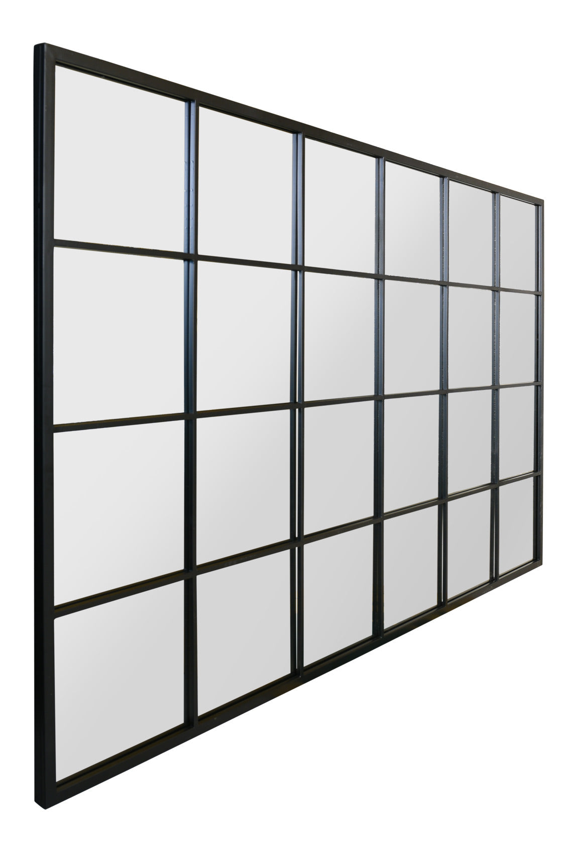 Genestra - Contemporary Black Wall Mirror with Garden Design 69" X 43" (174CM X 110CM)-4