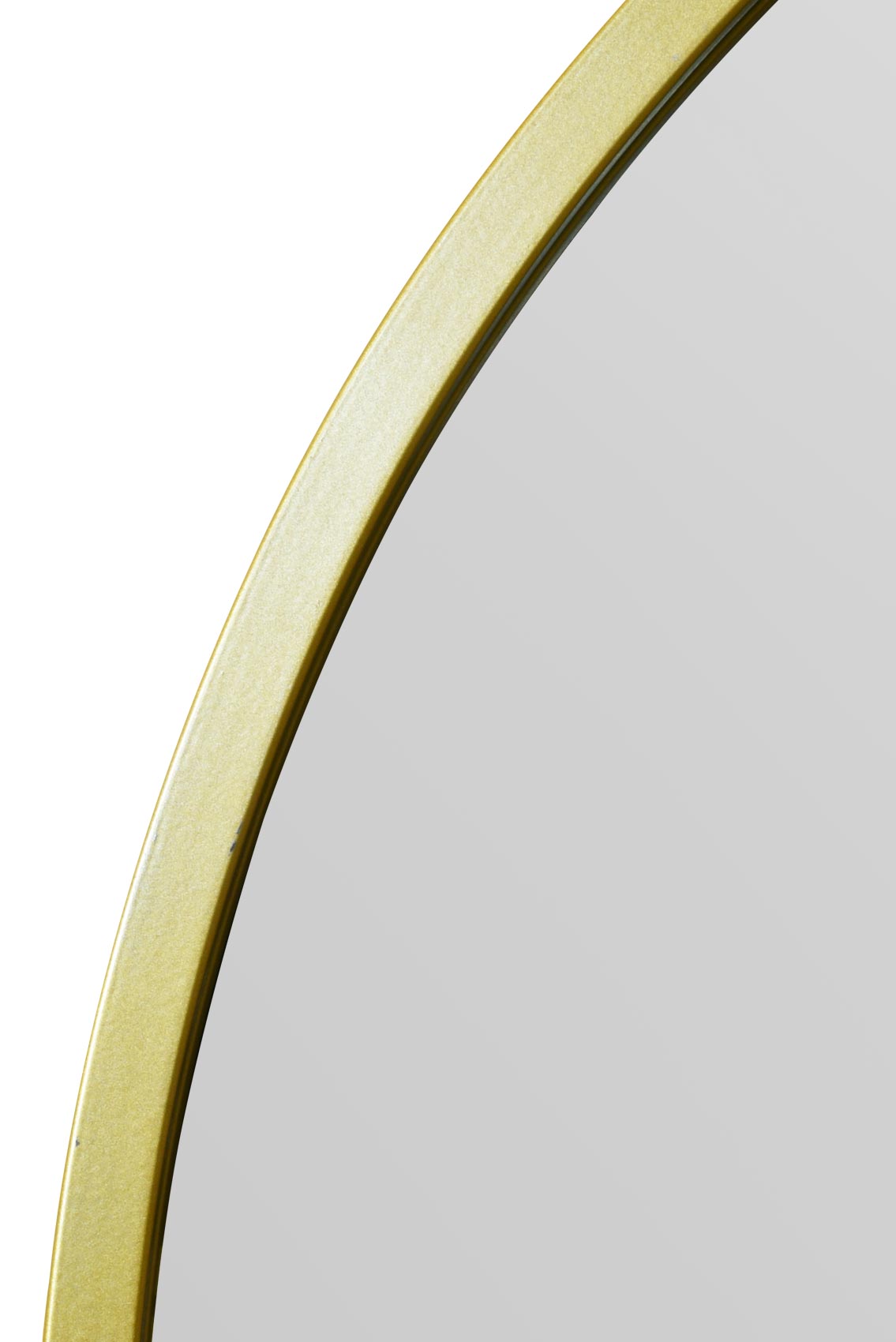The Arcus Elegance - 49" X 35" Gold Metal Arched Garden Wall Mirror (125CM X 90CM)-6