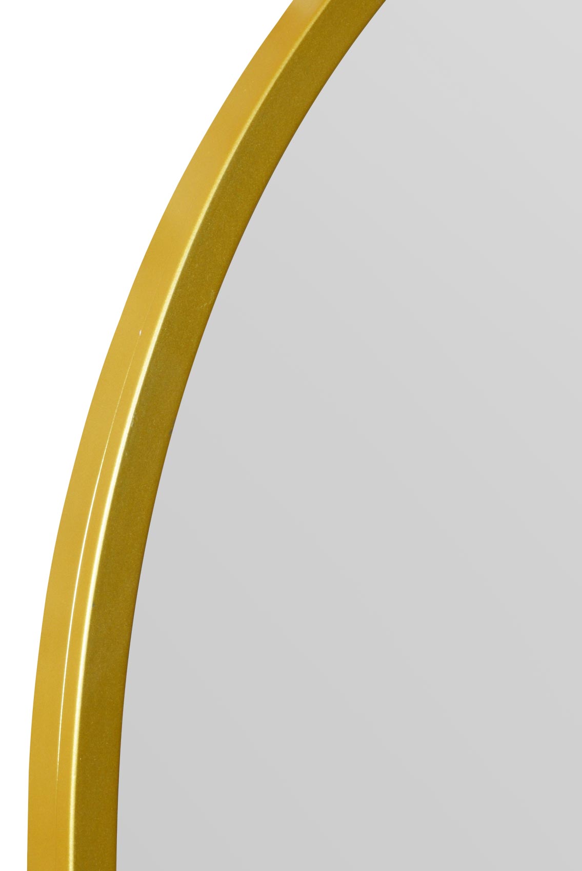The Arcus Elegance - 49" X 35" Gold Metal Arched Garden Wall Mirror (125CM X 90CM)-8