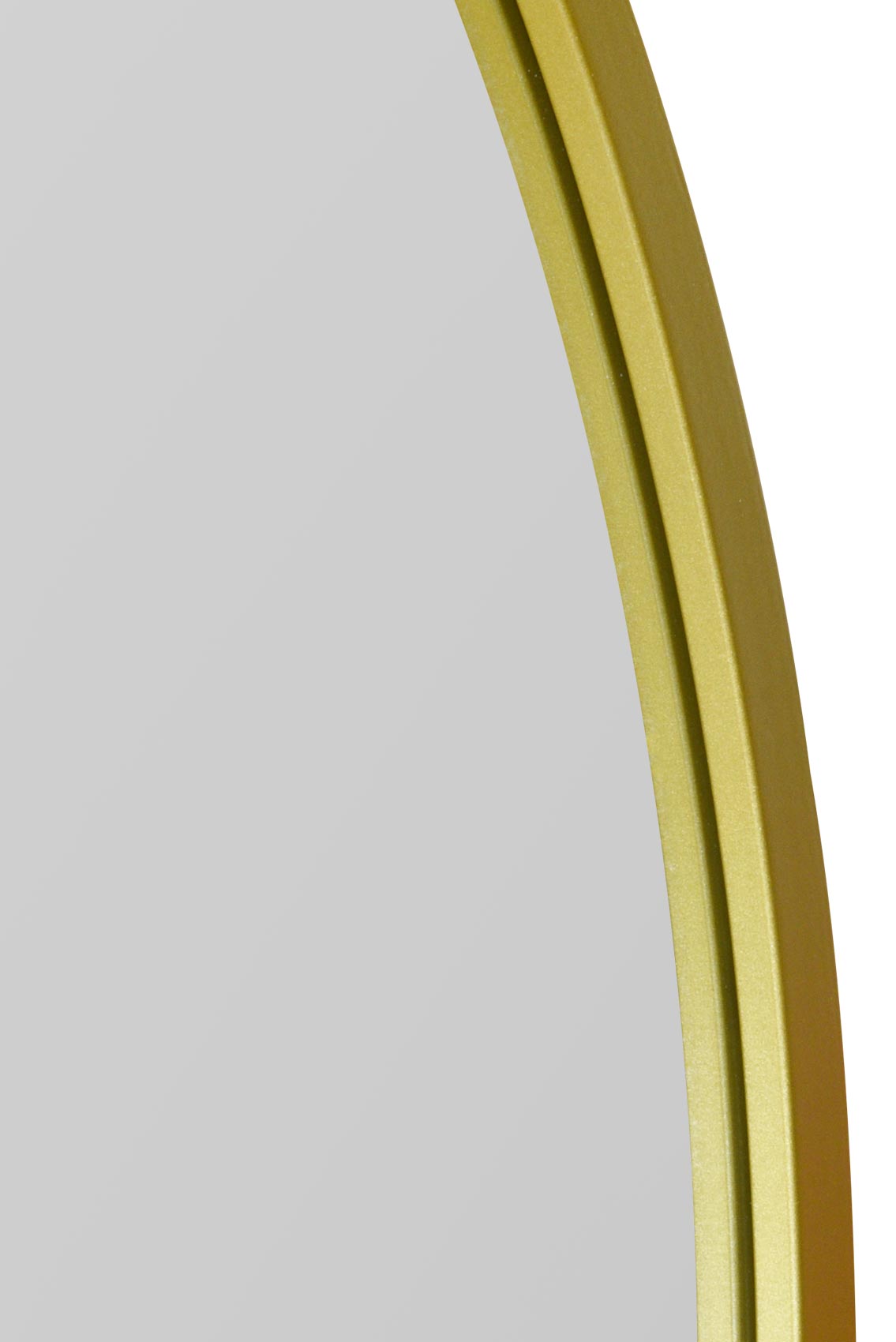 The Arcus Elegance - 49" X 35" Gold Metal Arched Garden Wall Mirror (125CM X 90CM)-6