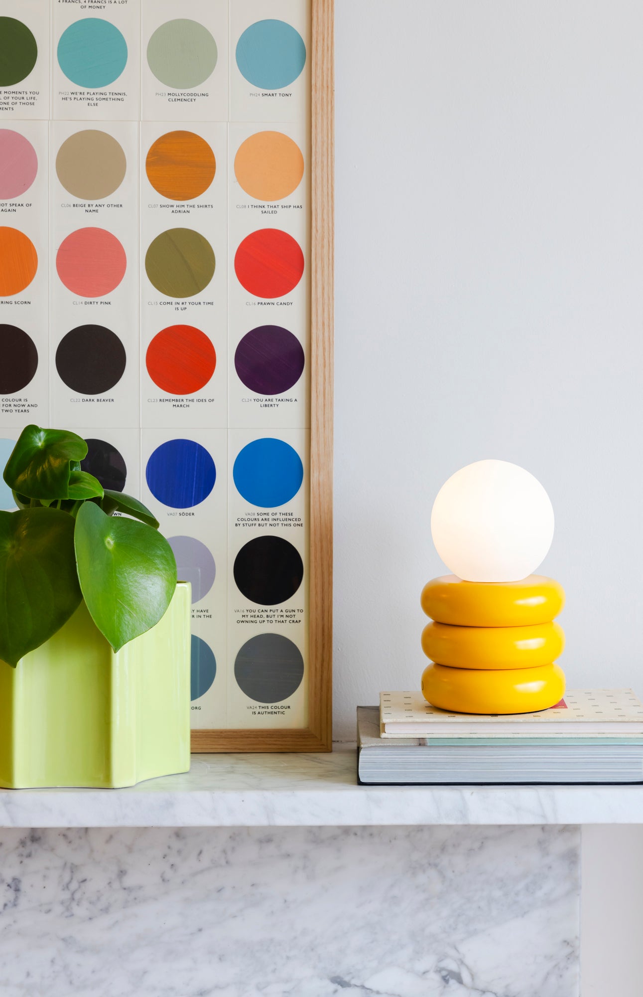 York Yellow Rechargeable Table Lamp, product shot