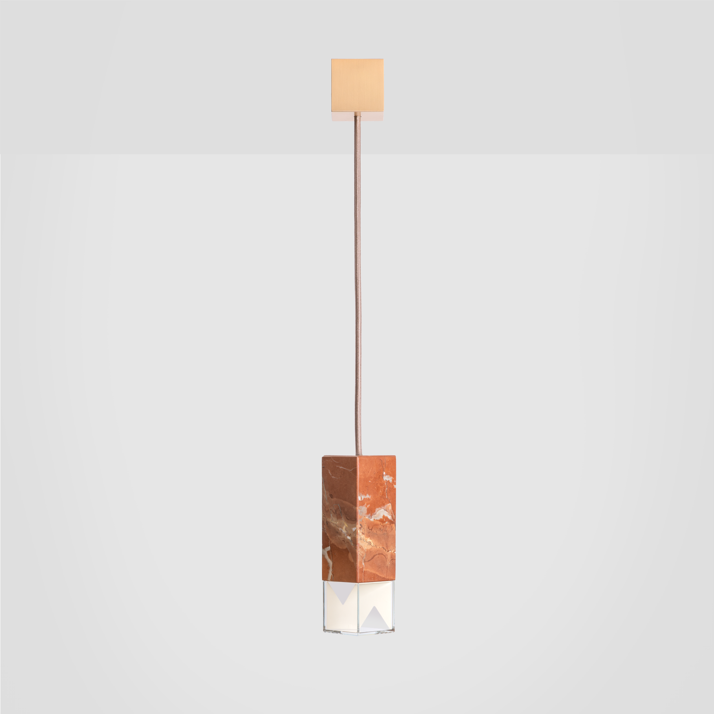 Lamp/ One Red Grey Wall