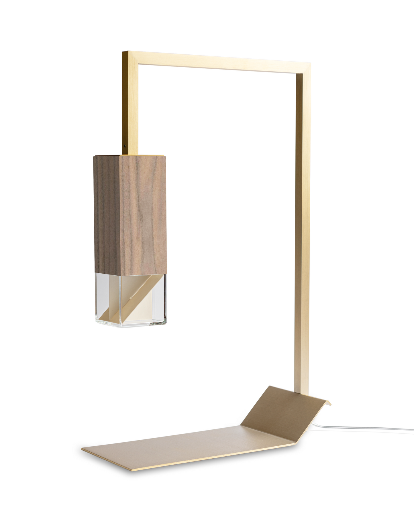 Lamp Two Table Light / Wood, cut out.