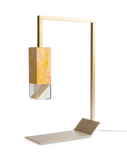 Lamp Two Table Light / Yellow white background