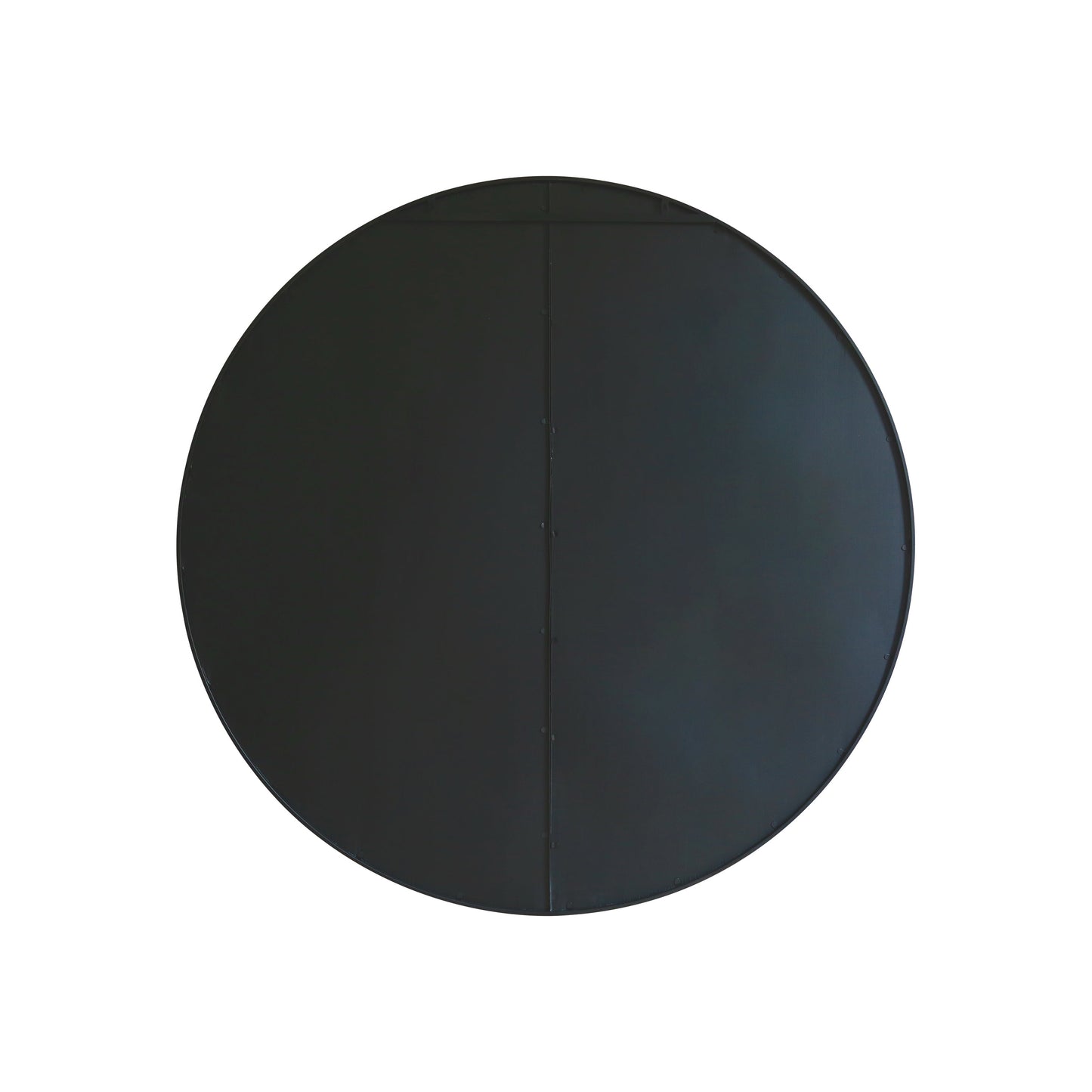 The Quad Frame - XL Black Circular Metal Wall Mirror, 54" x 54" (140 x 140CM) in 4 Segments-5