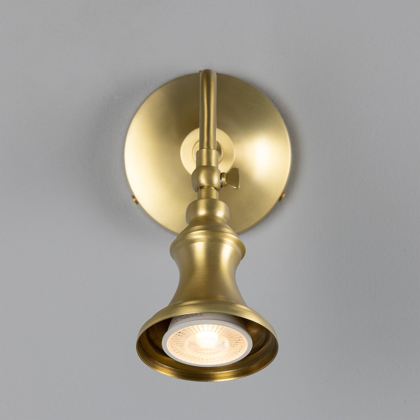 Kent Traditional Vintage Adjustable Wall Spotlight