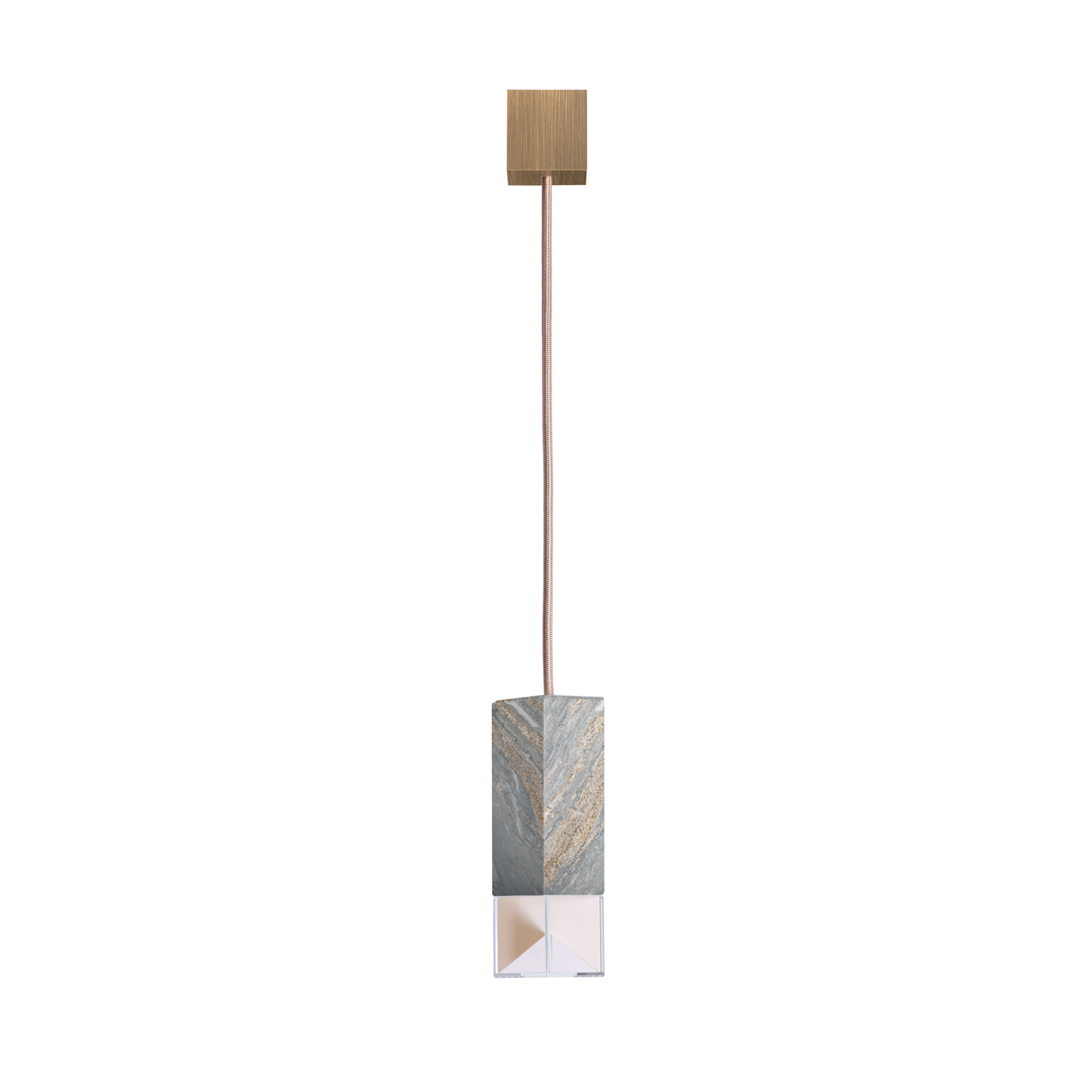 Lamp One Pendant Light / Marble, cut out.