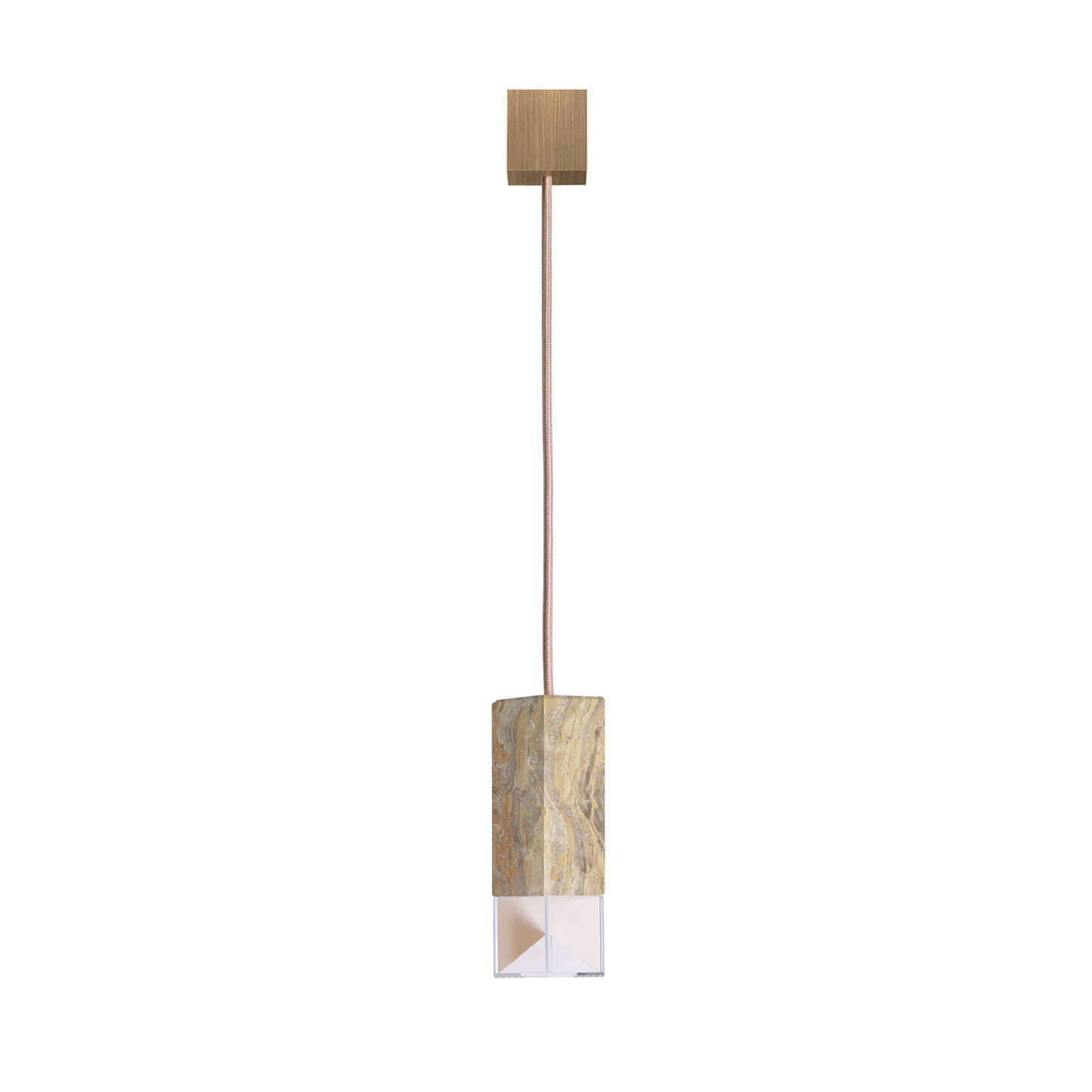 Lamp One Pendant Light / Marble, cut out.