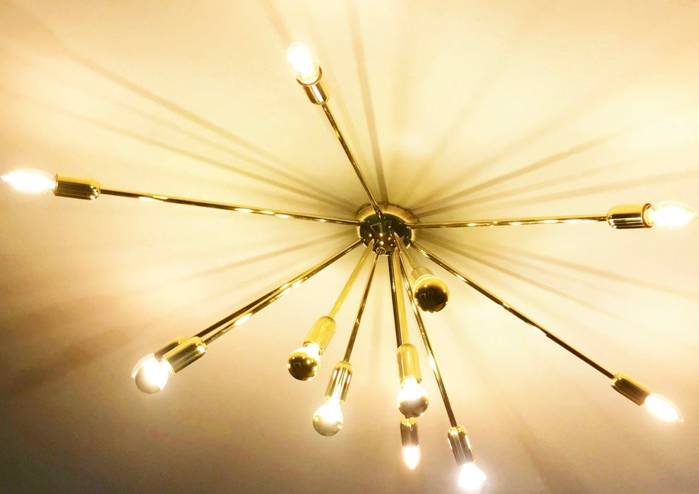 Half Sputnik Ceiling Light Close Up