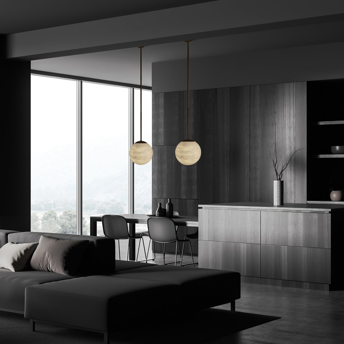 Maxi Moon Pendant Light lifestyle 1
