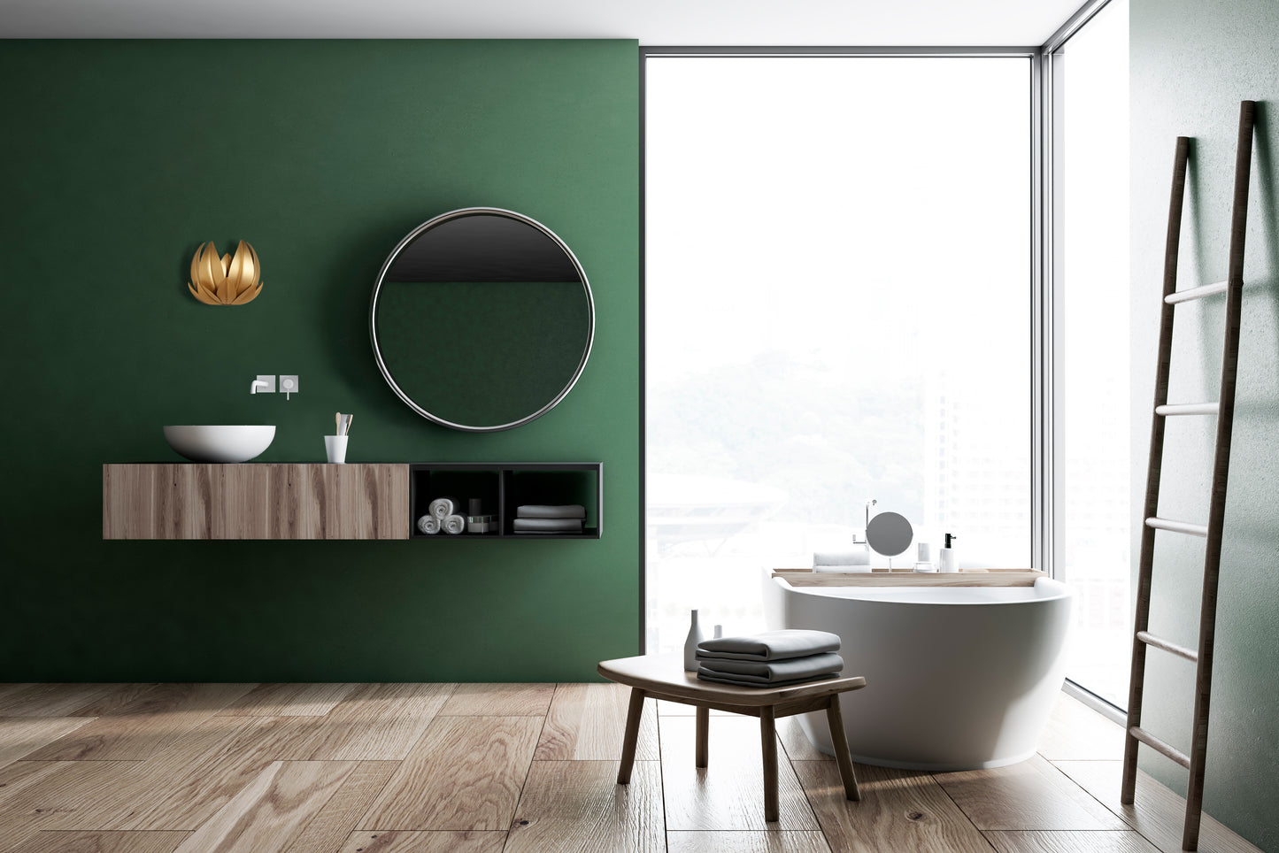 Leaves Wall Light, lifestyle