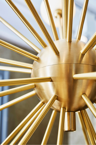 Sputnik Chandelier close
