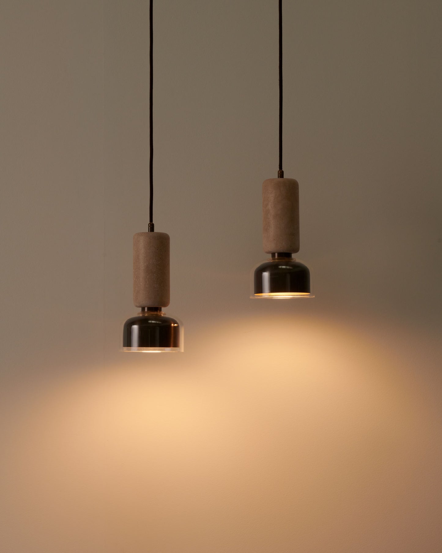 Andromeda Pendant Light, 2 lights on