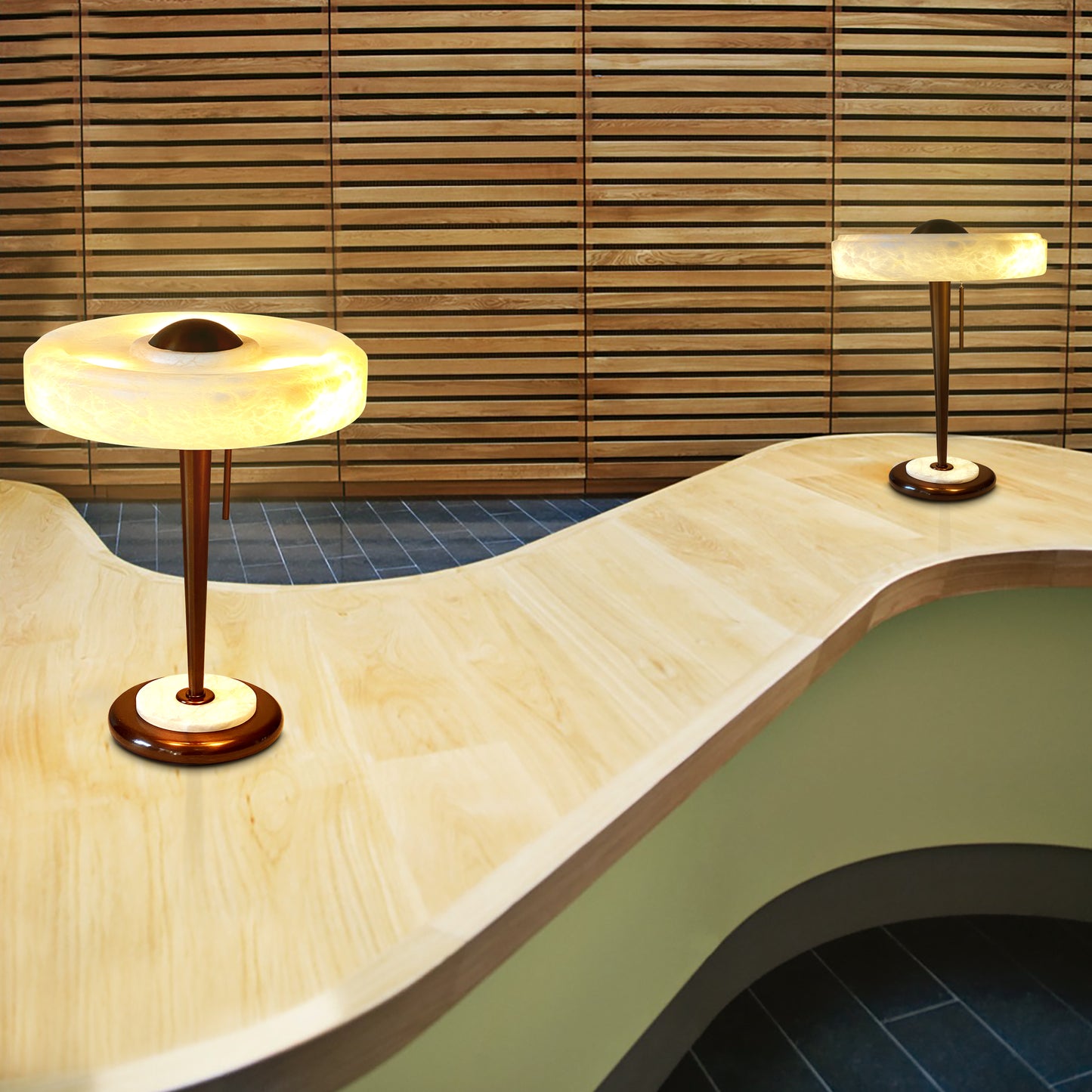 Benny Table Lamp, lifestyle on table