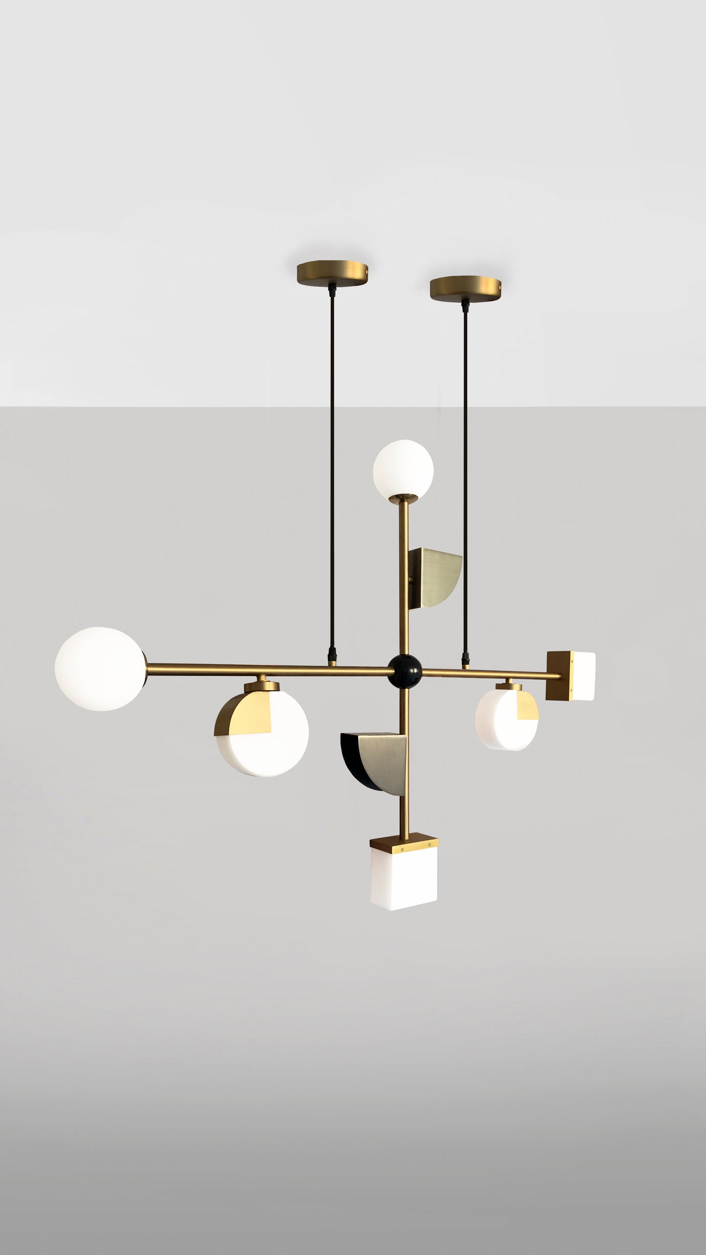 Signature Pendant Light, side view.