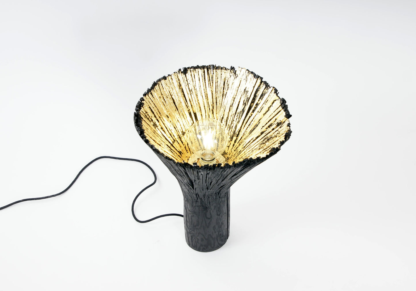 Pressed Wood Table lamp, above