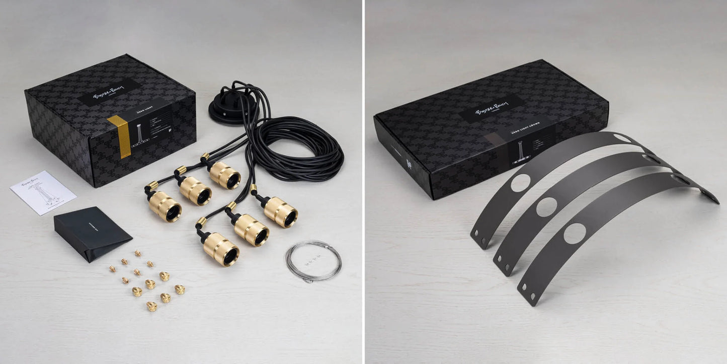 Hero Light/ Stone Pendant Ceiling Light packaging