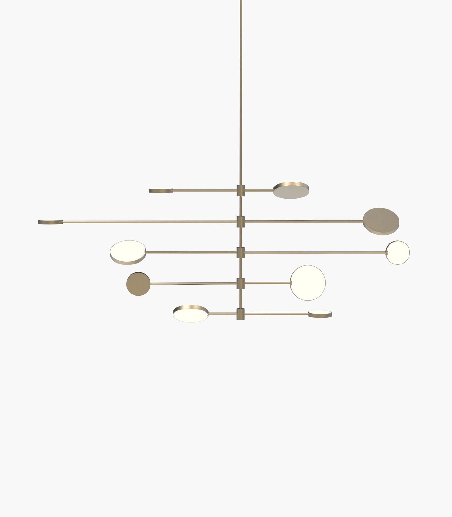 Motion S23-12 Pendant Light Burnished Brass front