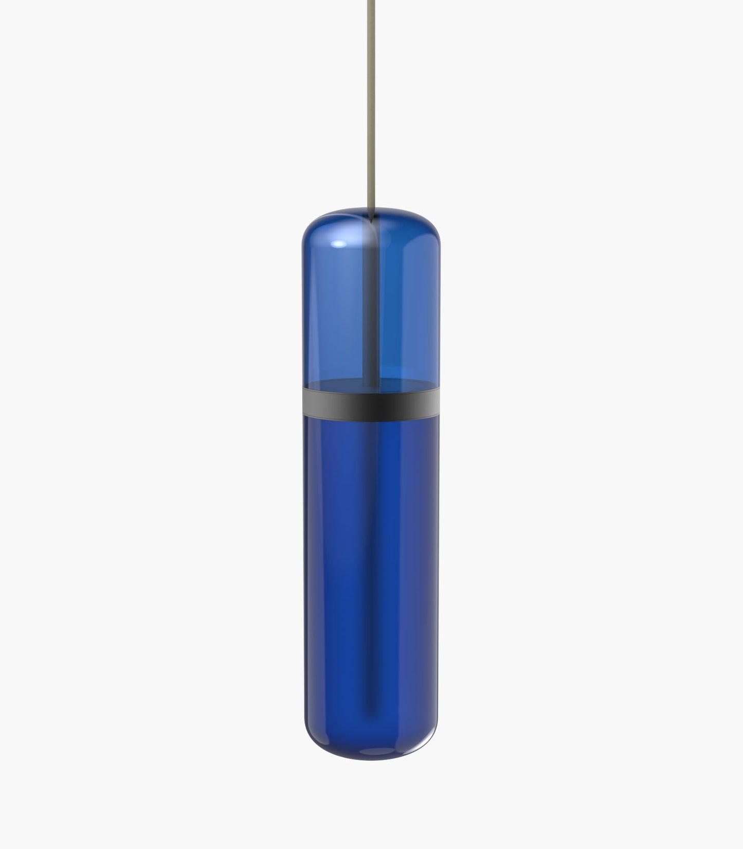 Pill S36-01 Pendant Light blue burnished brass